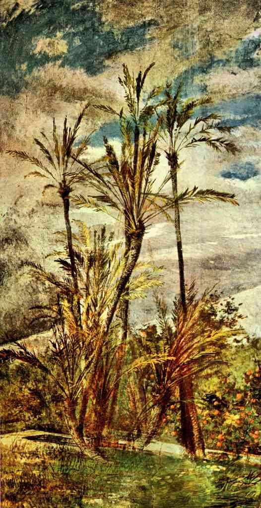 Palms And Oranges Giovanni Boldini Impressionism European A4 Photo Print