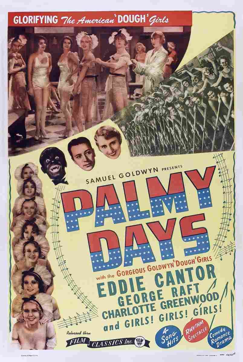Palmy Days 01  film star poster A4 Photo Print