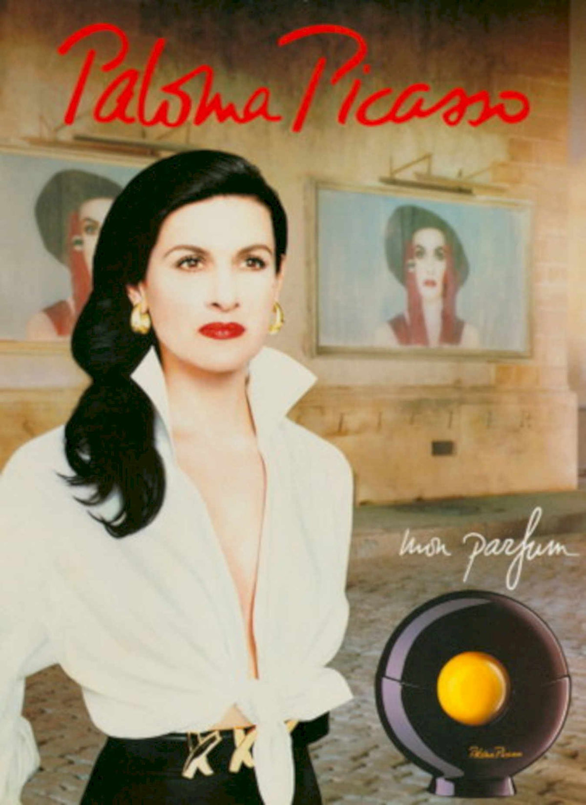 Paloma Picasso Stone 1990s Vintage Retro Advert