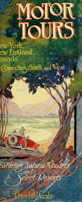 Pamphlet 1921 Motor Tours A4 Photo Print
