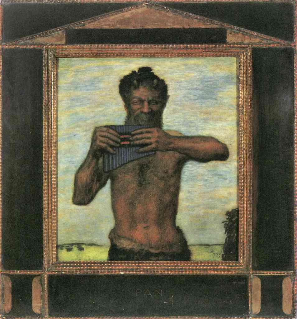 Pan Franz Von Stuck Symbolism A4 Photo Print