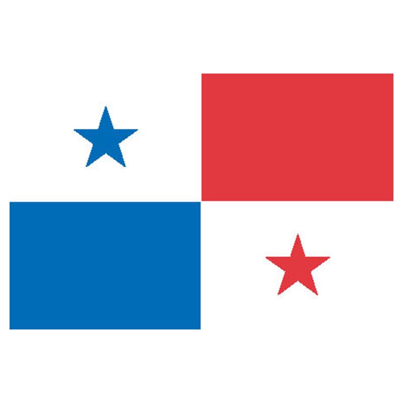 Panama Flag N1812 A4 Photo Print