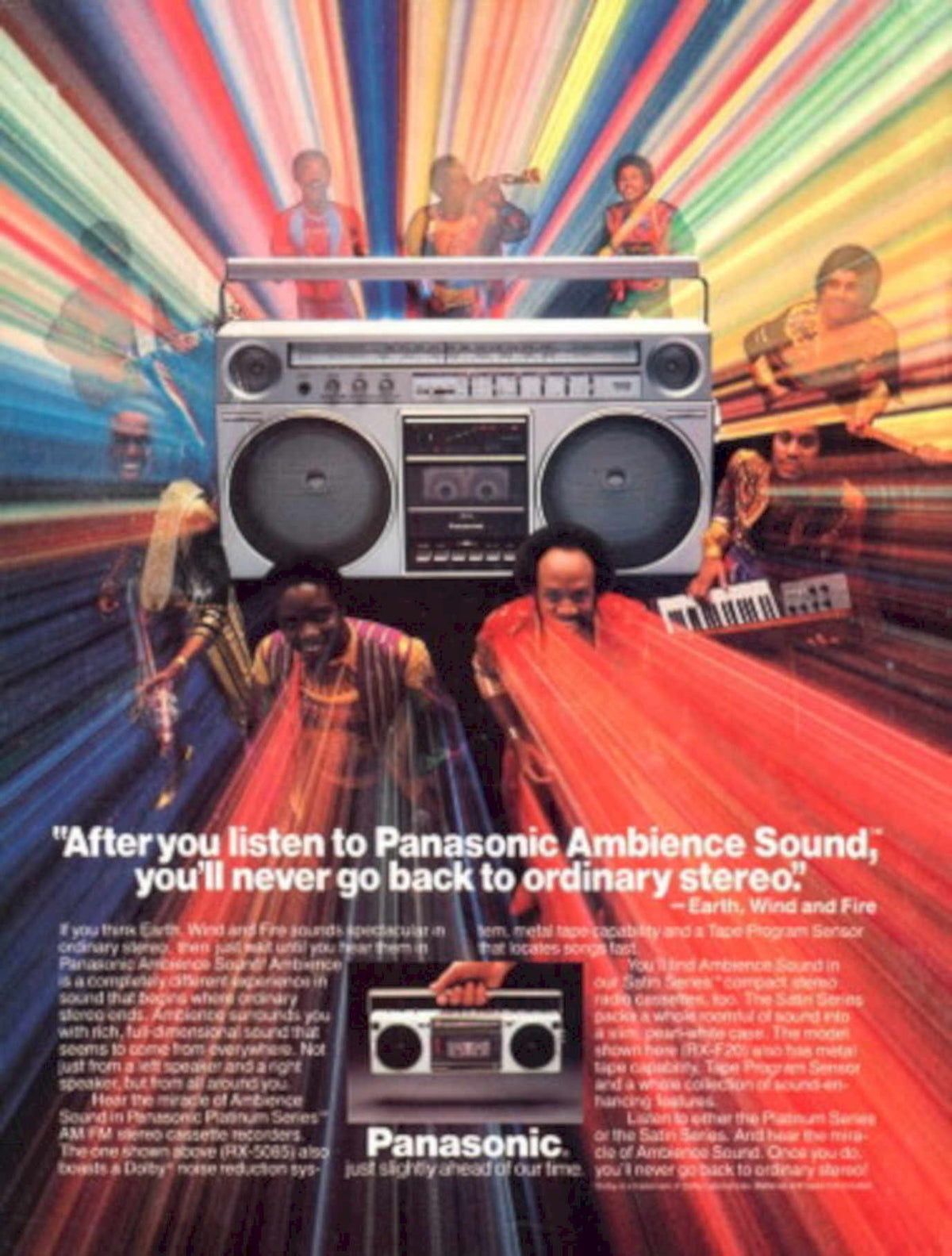 Panasonic Ambiance Boombox 1980s Vintage Retro Advert