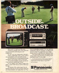 Panasonic Golf System 1970s Vintage Retro Advert