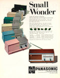 Panasonic Small Wonder 1960s Vintage Retro Advert