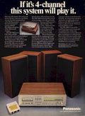 Panasonic Stereo System 1970s Vintage Retro Advert