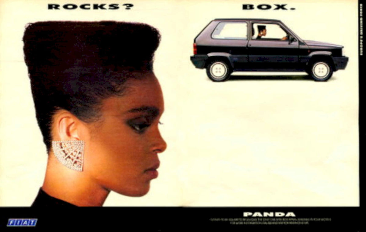 Panda Rocks Box 1990s Vintage Retro Advert
