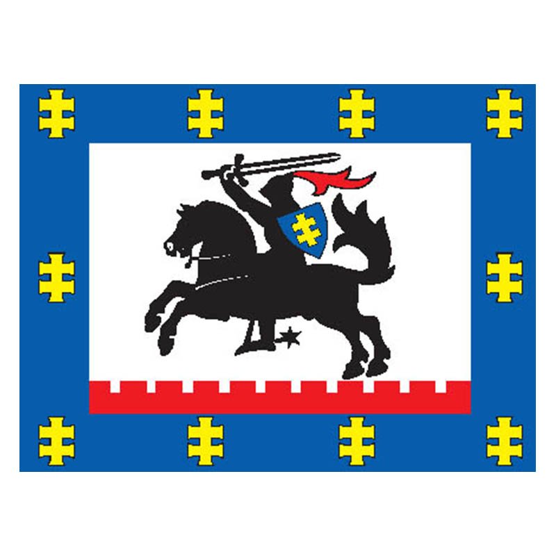 Panevezys Dist Flag N6728 A4 Photo Print