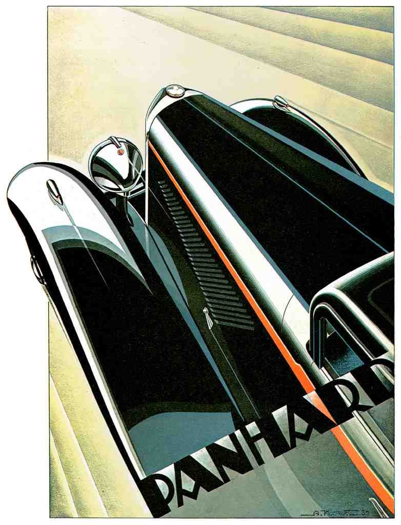 Panhard Vintage A4 Photo Print