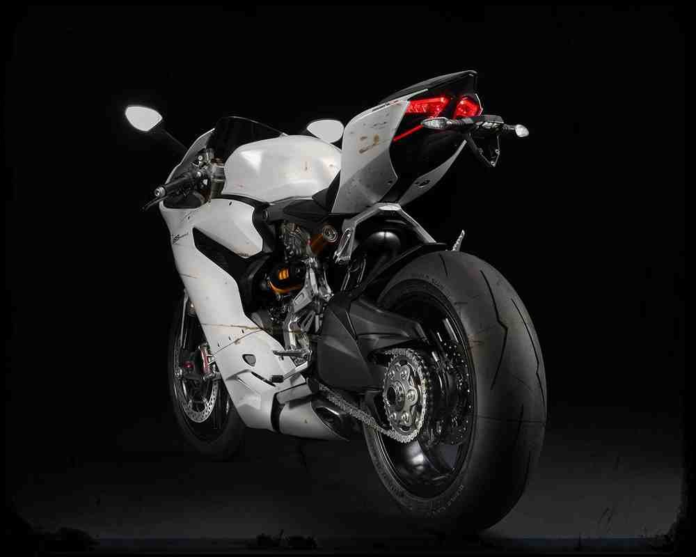 Panigale 1199 13 3 A4 Photo Print Motorbike Vintage Aged