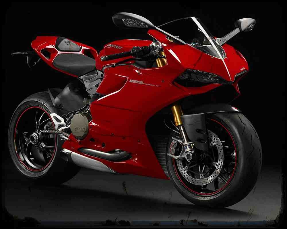 Panigale S 13 2 A4 Photo Print Motorbike Vintage Aged