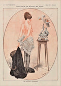 Pantaisie Blanc Rose La Vie Parisienne Vintage Retro Advert