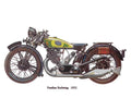 Panther Redwing 1932 motorbike A4 Photo Print