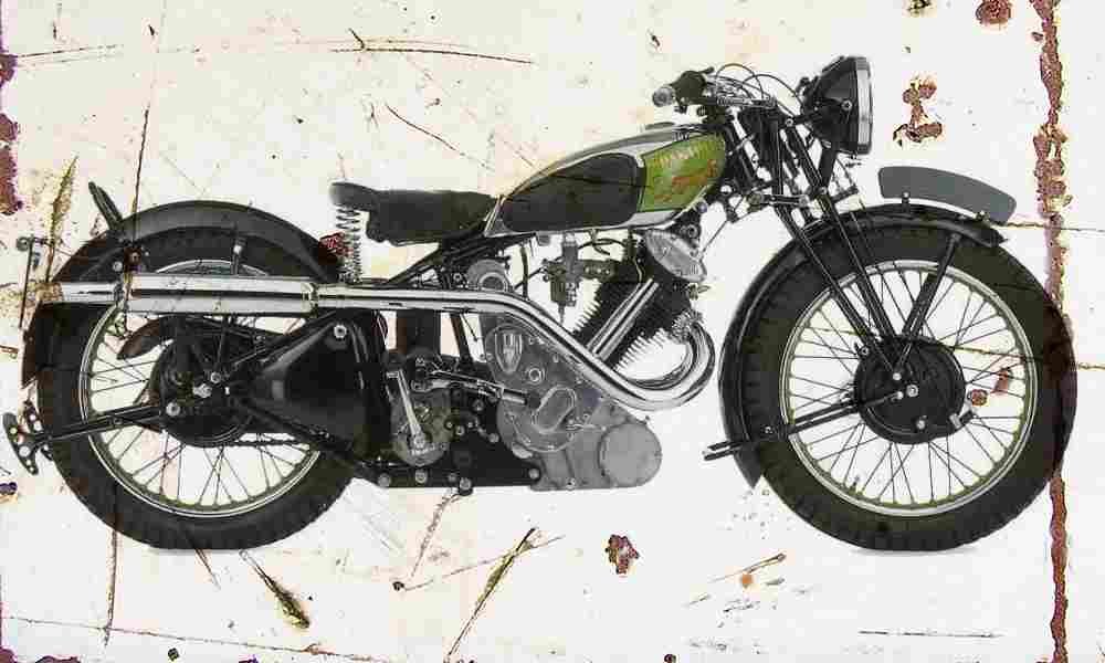 Panther model100 1935 Aged Vintage A4 Photo Print