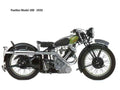 Panther model100 1935 motorbike A4 Photo Print