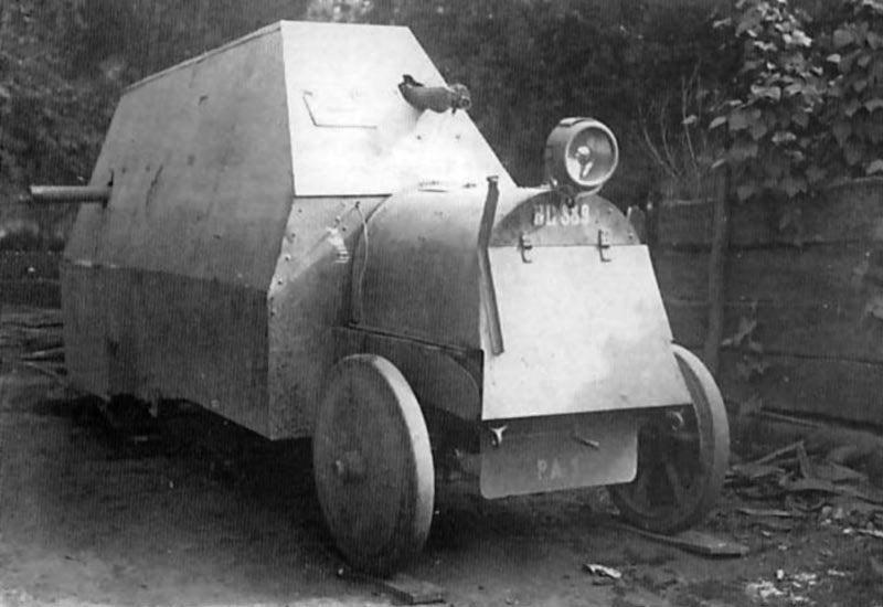 Panzer Auto 1 Junovicz Armored Car Austria Hungary A4 Photo Print