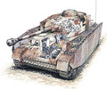 Panzer IV cutaway A4 Photo Print