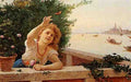 Paoletti Antonio A Venetian Balcony A4 Photo Print