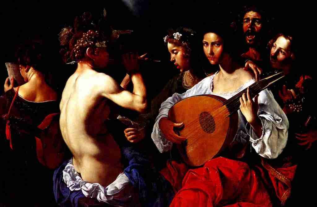 Paolini Pietro 1603 1681 Bacchic Concert 1625 30 A4 Photo Print