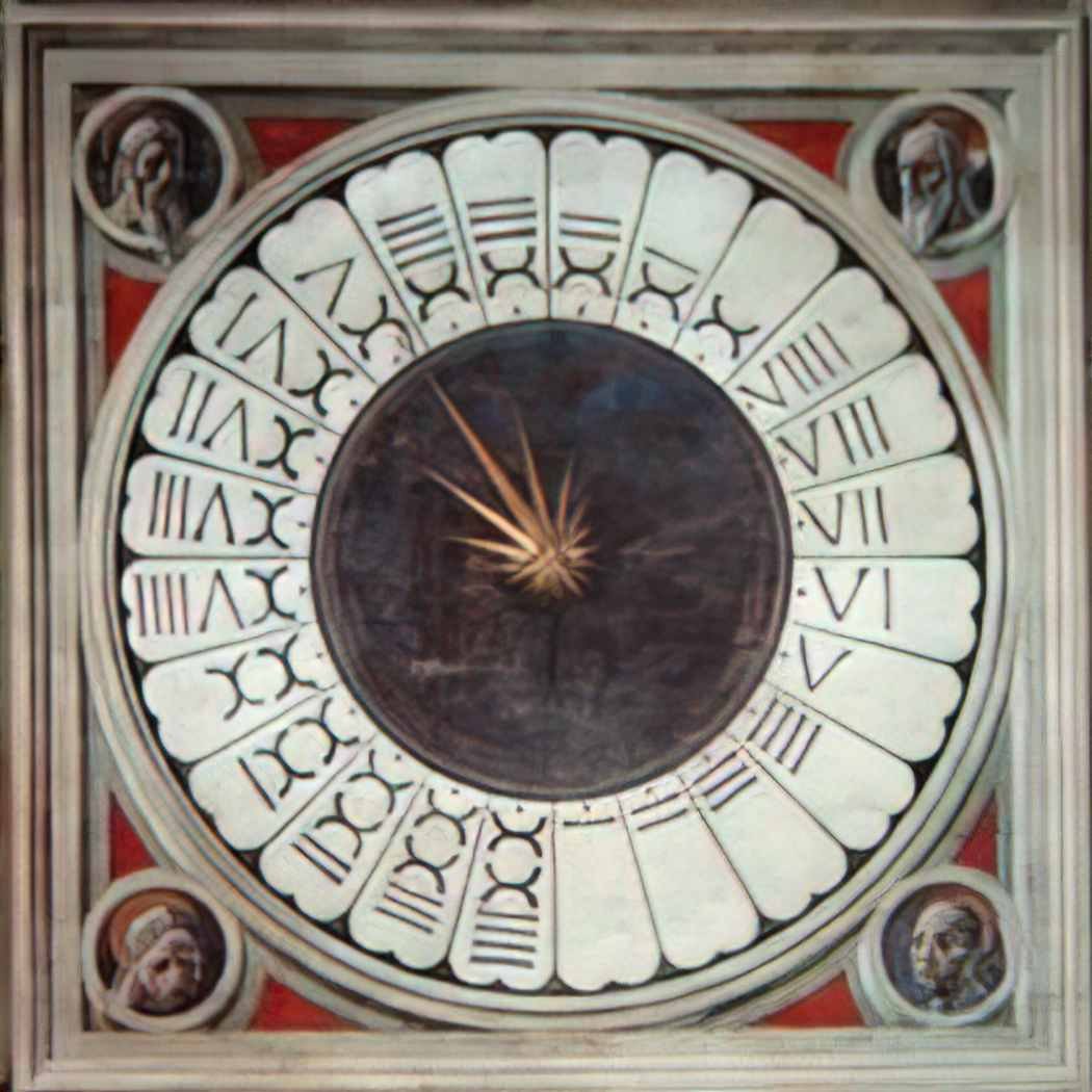 Paolo Uccello 24 hours clock Art A4 Photo Print