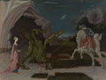 Paolo Uccello Saint George and the Dragon A4 Photo Print