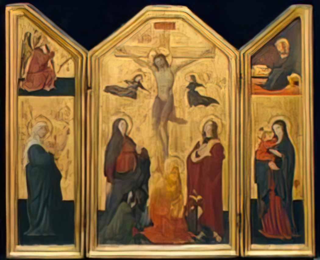Paolo Uccello crucifixion 1430 Art A4 Photo Print