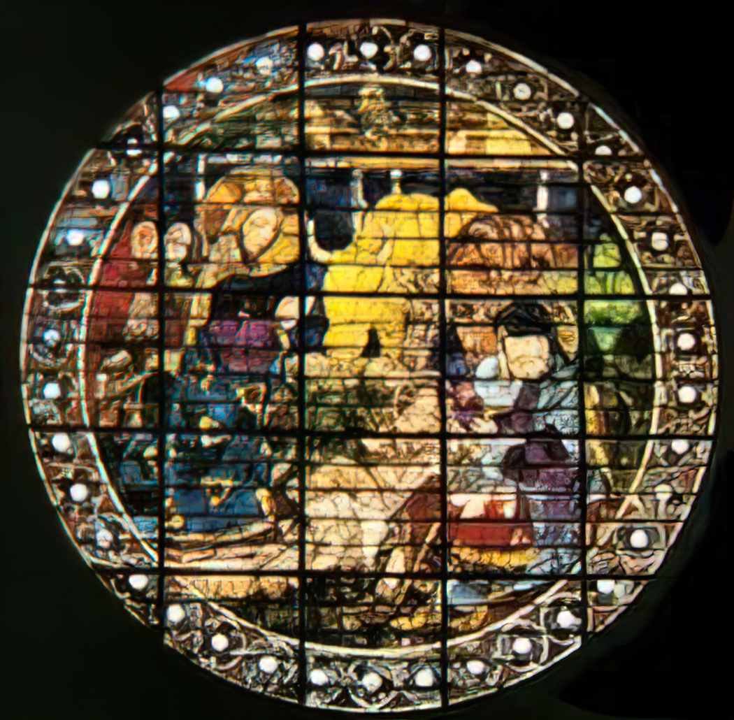 Paolo Uccello oculus depicting the nativity 1443 Art A4 Photo Print