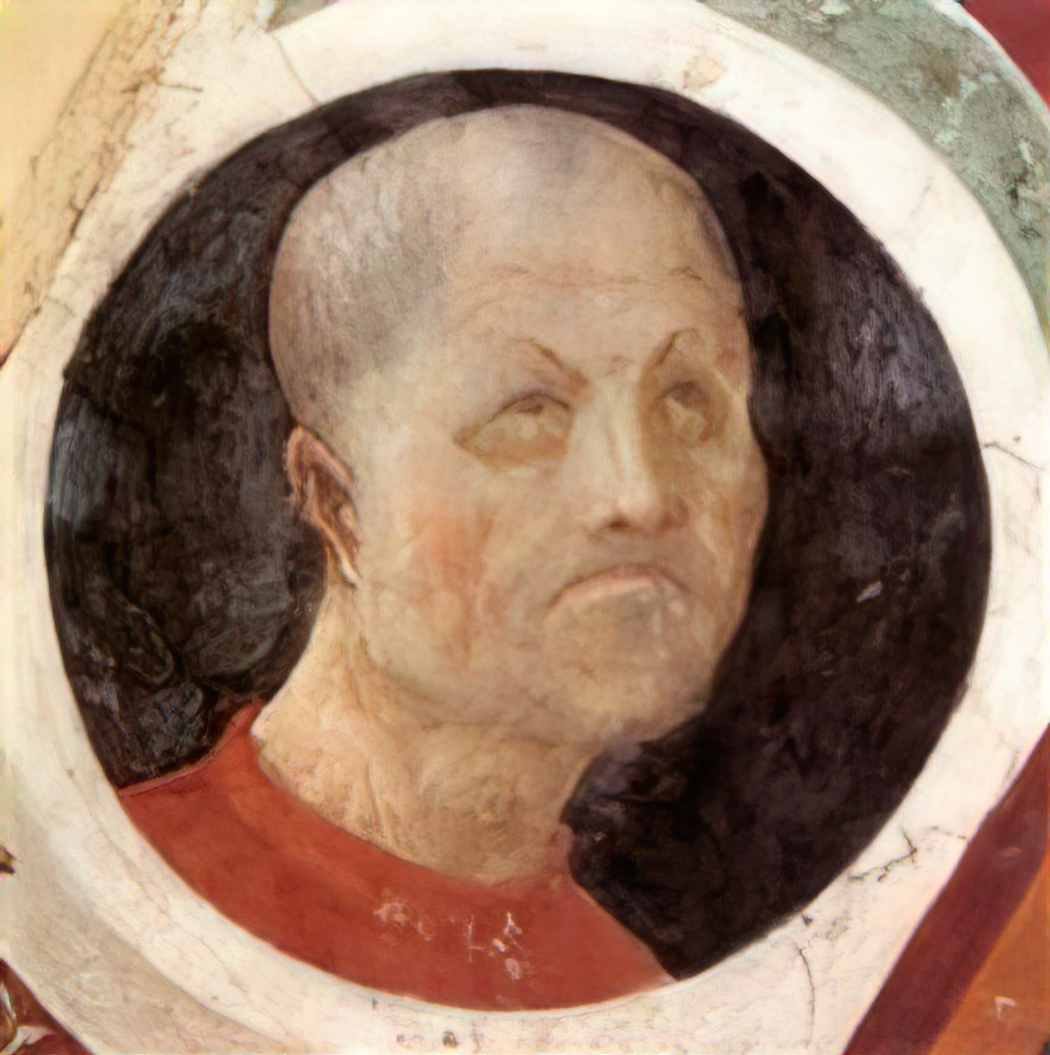 Paolo Uccello roundel with head 1 Art A4 Photo Print