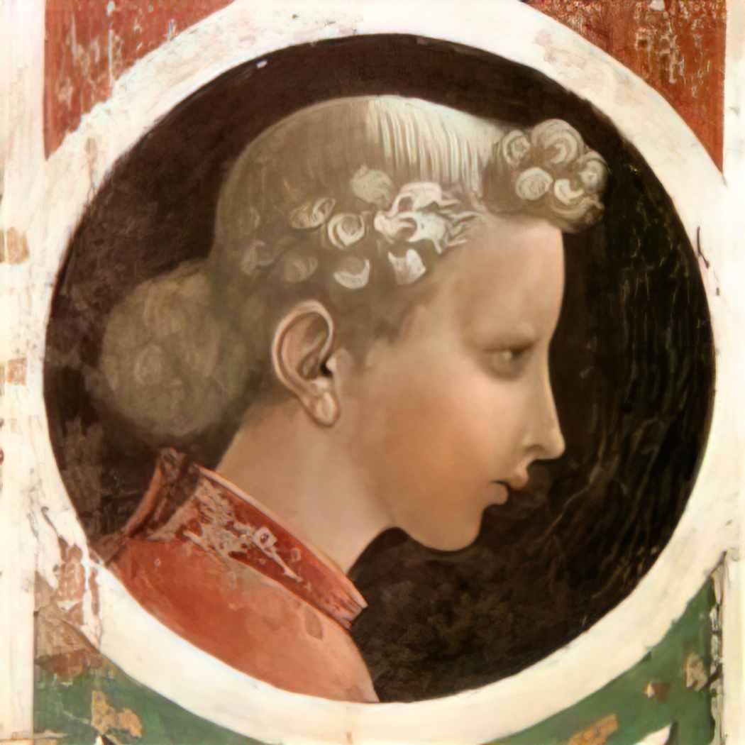 Paolo Uccello roundel with head Art A4 Photo Print