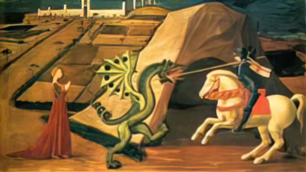 Paolo Uccello st george and the dragon 1 Art A4 Photo Print