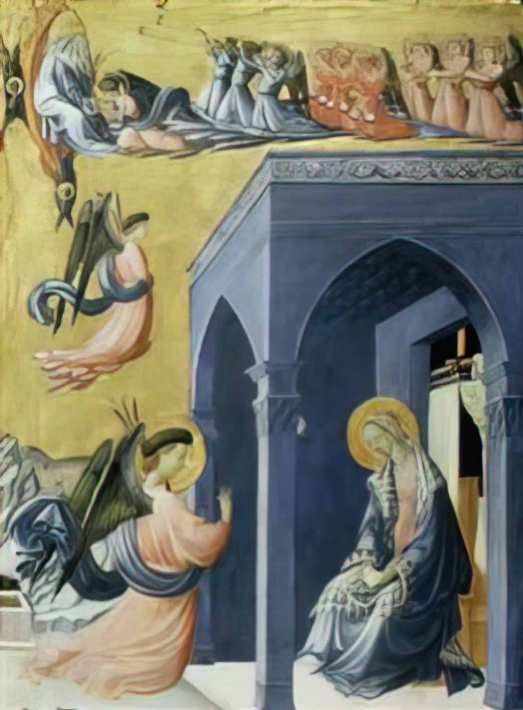Paolo Uccello the annunciation Art A4 Photo Print