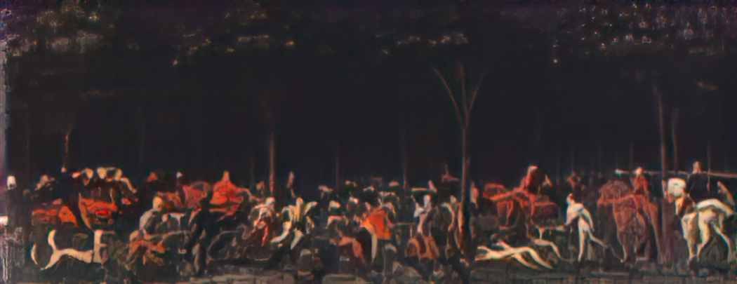 Paolo Uccello the hunt in the forest Art A4 Photo Print