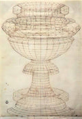 Paolo Uccello vase in perspective Art A4 Photo Print