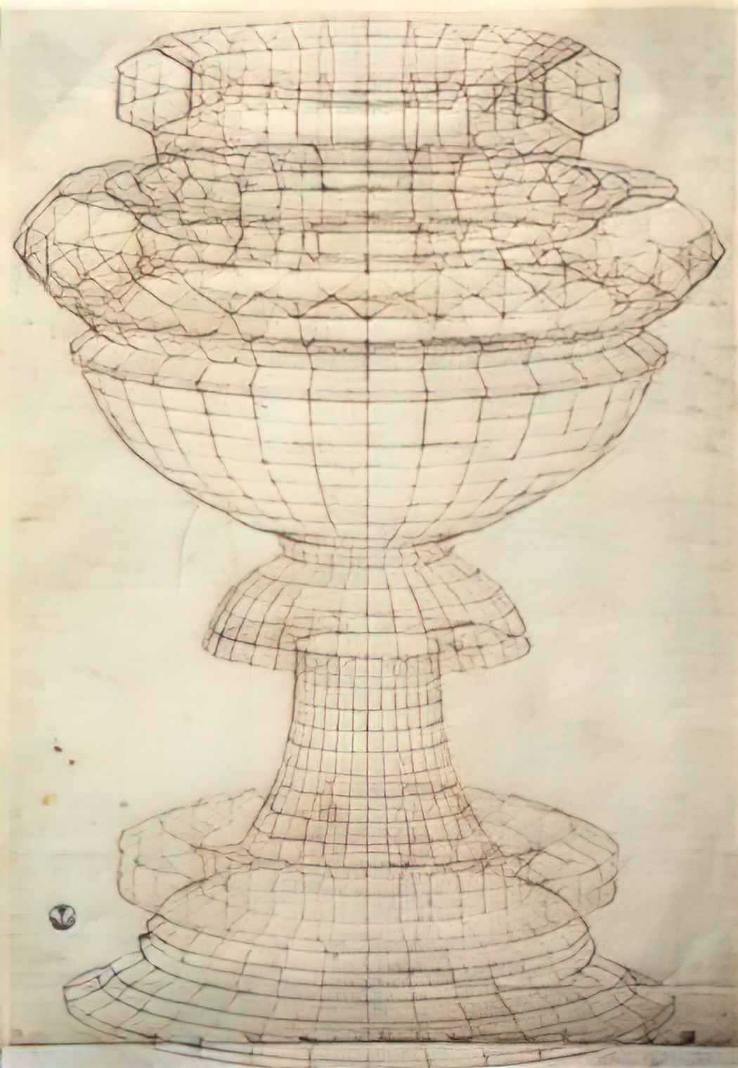 Paolo Uccello vase in perspective Art A4 Photo Print