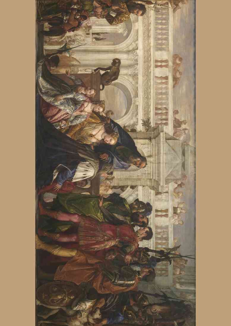 Paolo Veronese The Family of Darius before Alexander no frame A4 Photo Print