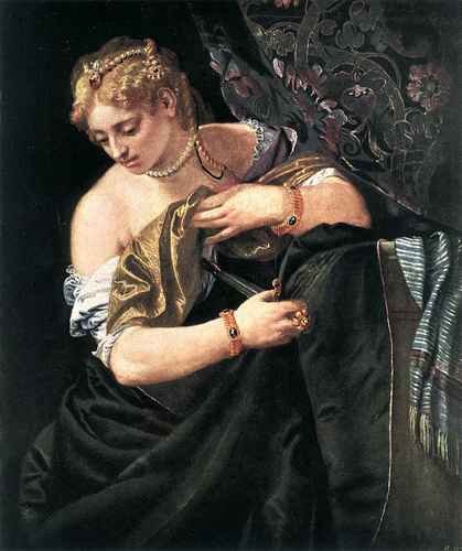 Paolo Veronese Veronese Lucretia A4 Photo Print