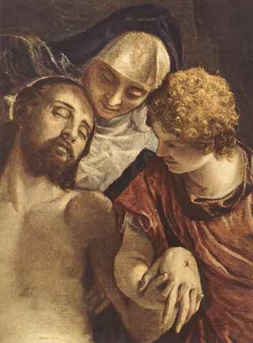 Paolo Veronese Veronese Pieta Detail1 A4 Photo Print