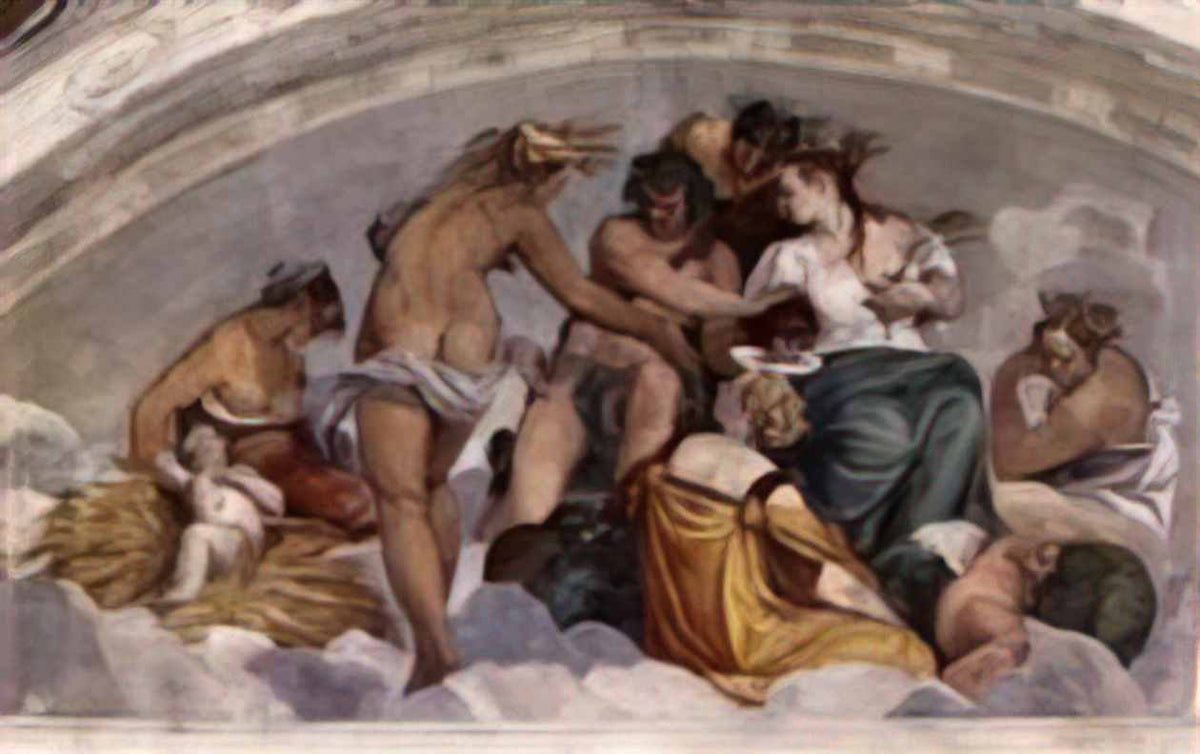 Paolo Veronese bacchus and ceres 1561 Art A4 Photo Print