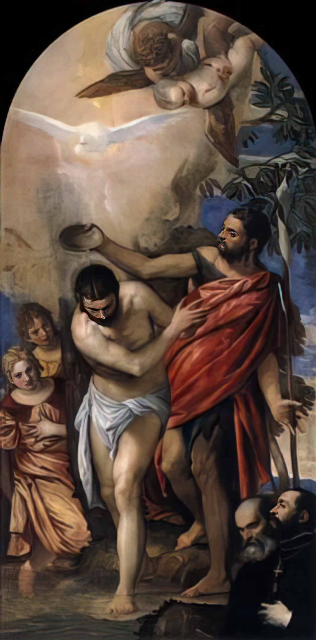 Paolo Veronese baptism of christ Art A4 Photo Print