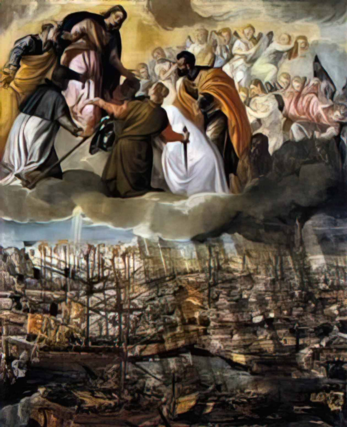Paolo Veronese battle of lepanto Art A4 Photo Print