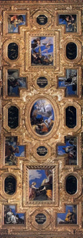 Paolo Veronese ceiling paintings 1582 Art A4 Photo Print