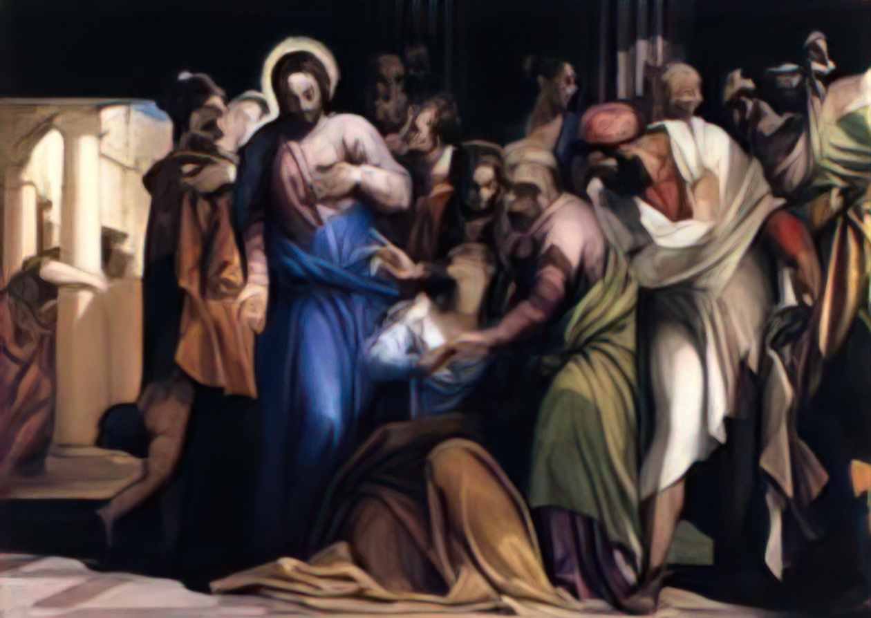 Paolo Veronese conversion of mary magdalene Art A4 Photo Print