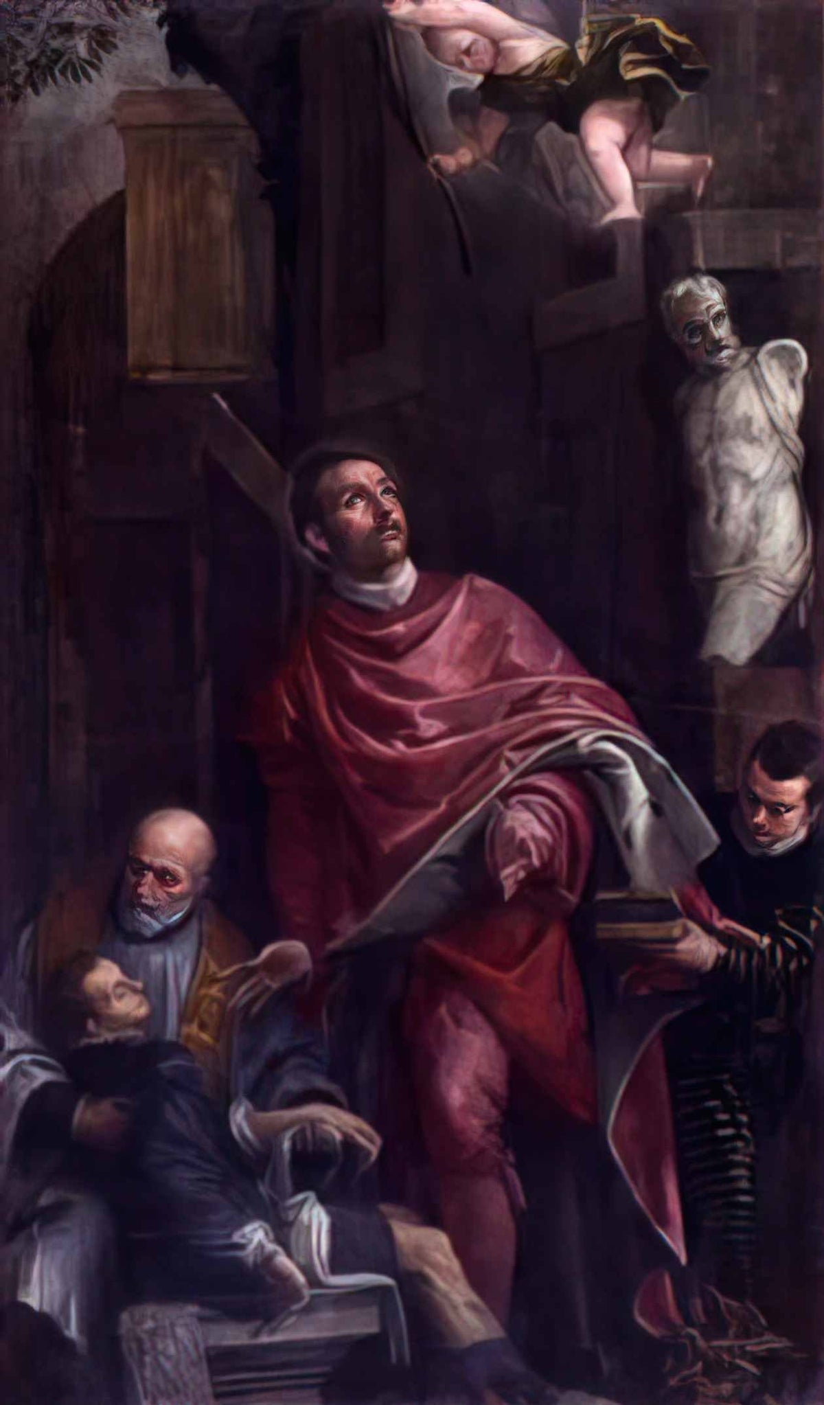Paolo Veronese conversion of st pantaleon 1588 Art A4 Photo Print