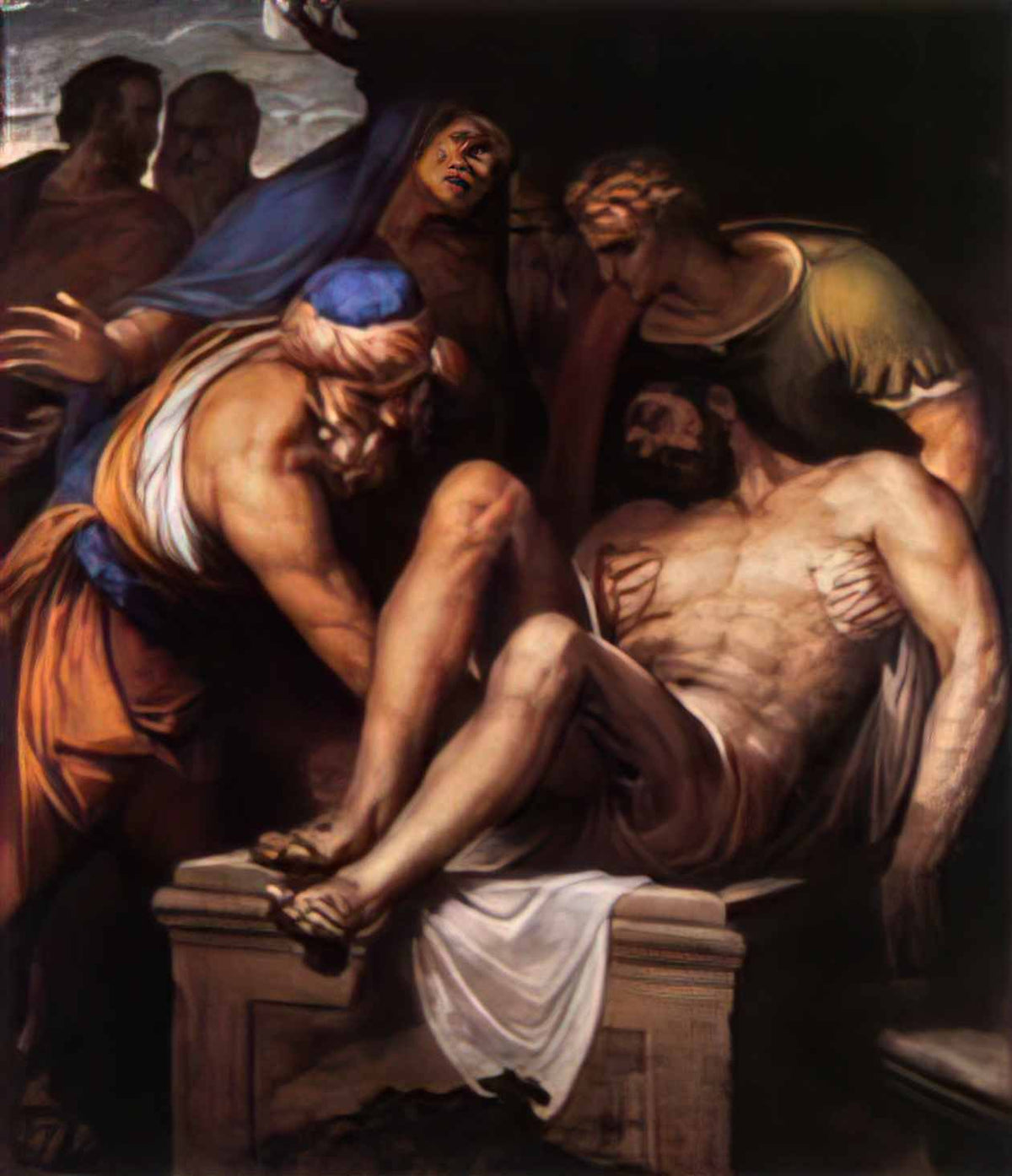 Paolo Veronese deposition of christ 1549 Art A4 Photo Print