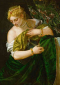 Paolo Veronese lucretia CROP A4 Photo Print