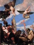 Paolo Veronese mars and neptune 1578 Art A4 Photo Print