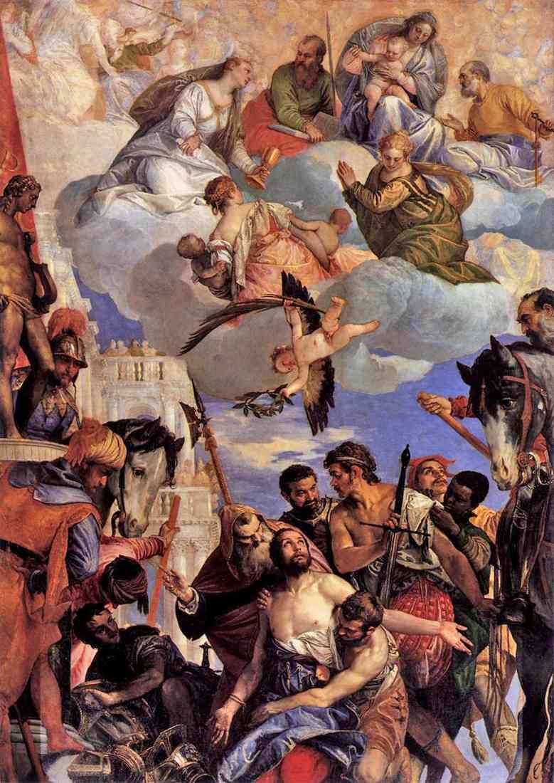 Paolo Veronese martyrdom of saint george A4 Photo Print