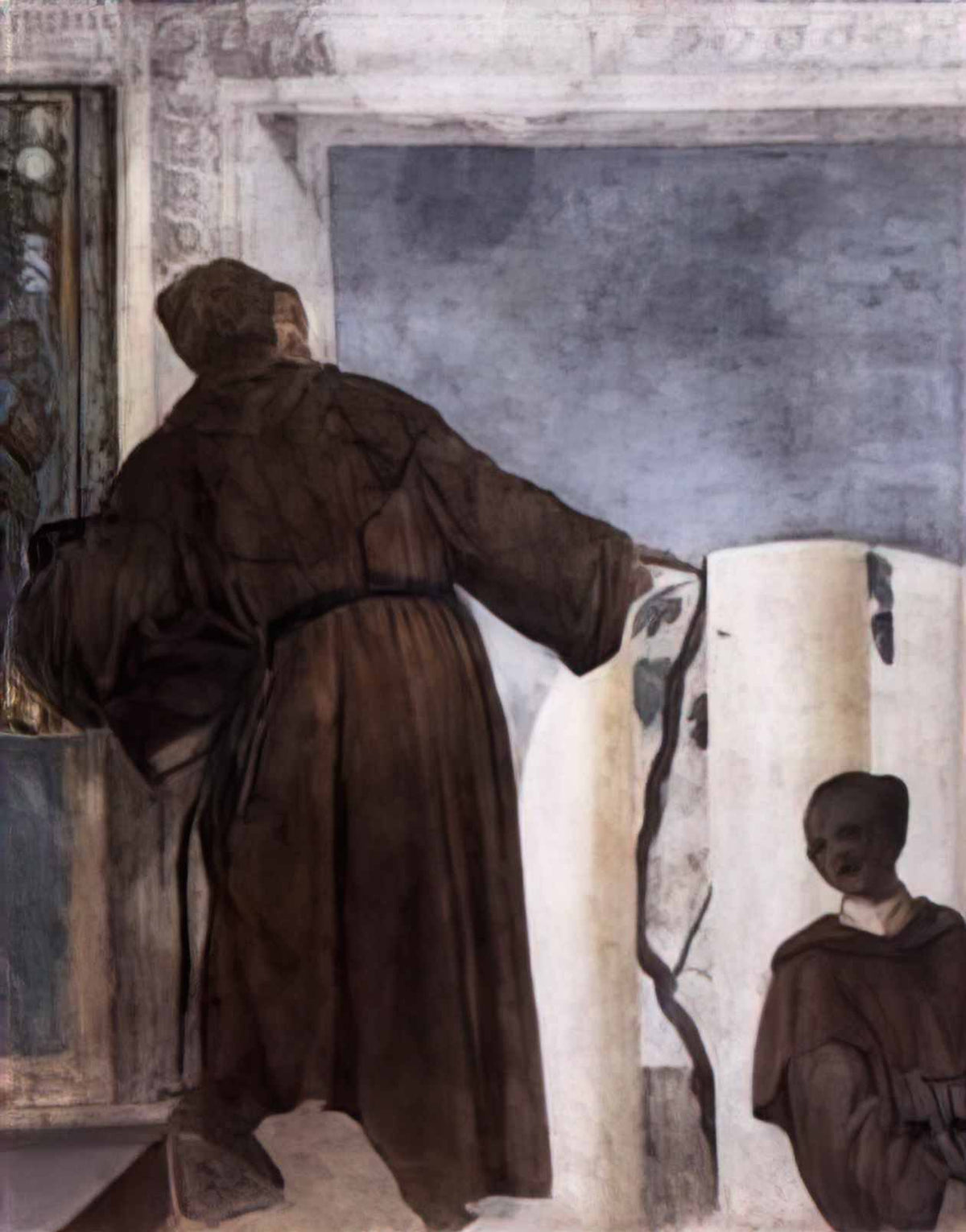 Paolo Veronese monk with a black boy 1558 Art A4 Photo Print