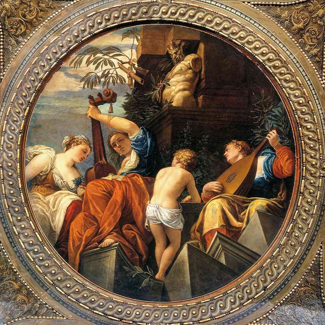 Paolo Veronese music 1557 2 A4 Photo Print