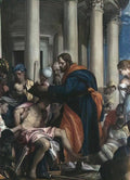 Paolo Veronese saint barnabas healing the sick 1566 Art A4 Photo Print